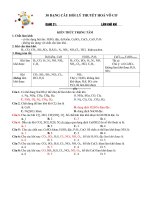 30 DẠNG CÂU HỎI LÝ THUYẾT HOÁ VÔ CƠ (DẠNG 21 25)