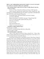 Tiểu luận phân tích  HOẠT ĐỘNG sản XUẤT KINH DOANH của CÔNG TY cổ PHẦN NÔNG sản AGREXIM