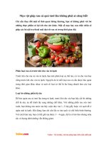 Mẹo vặt giúp giữ rau củ tươi lâu không phải ai cũng biết