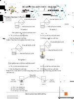 BÀI TẬP TRẮC NGHIỆM VỀ THÍ NGHIỆM ĐIỀU CHẾ CÁC CHẤT