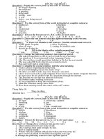 DAP AN BO 15 DE THI THU HSG MON TIENG ANH