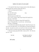 skkn hiệu trưởng với công tác quản lý chỉ đạo nhằm nâng cao chất lượng giáo dục toàn diện ở trường THCS liên xã 