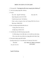 skkn vận dụng bản đồ tư duy trong dạy học sinh học 8 