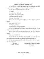 skkn một số biện pháp chỉ đạo, bồi dưỡng giáo viên cách trang trí tạo môi trường giáo dục trong trường lớp mầm non