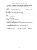 skkn hướng dẫn học sinh lớp 4 viết văn miêu tả cây cối 