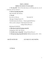 skkn một số biện pháp nâng cao chất lượng dạy các yếu tố hình học cho HS lớp 2