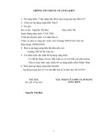 skkn vận dụng bản đồ tư duy trong dạy học địa lí 8