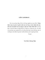 Hoàn thiện công tác quản lý nguồn nhân lực tại công ty trách nhiệm hữu hạn nhà nước một thành viên xây dựng và cấp nước thừa thiên huế