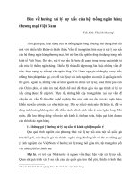 Bàn về hướng xử lý nợ xấu của hệ thống ngân hàngthương mại Việt Nam