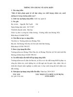 skkn một số biện pháp quản lý chỉ đạo nâng cao chất lượng chăm sóc, nuôi dưỡng trẻ trong trường mầm non