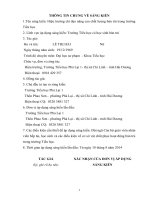 skkn hiệu trưởng chỉ đạo nâng cao chất lượng hoạt động bán trú trong trường tiểu học 