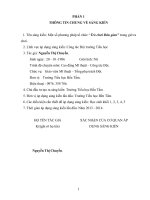 skkn tiểu học một số PP tổ chức trò chơi dân gian trong giờ ra chơi