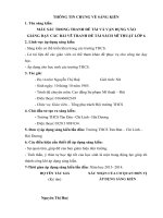 skkn màu sắc trong tranh đề tài và vận dụng vào giảng dạy các bài vẽ tranh đề tài sách mĩ thuật lớp 6 