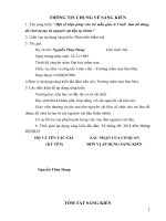 skkn một số BP cho trẻ MG 4 tuổi làm đồ dùng đồ chơi từ nguyên vật liệu thiên nhiên