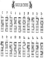 mandolin chords hợp âm mandolin