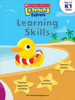 Math learning skills k1 ages 4 5 