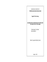 Dao động uốn của dầm ứng suất trước dưới tác dụng của vật thể di động 