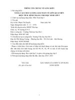 skkn nâng cao chất lượng giải toán liên quan đến diện tích hình thang cho HS lớp 5