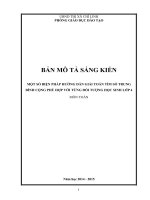 skkn một số biện pháp rèn kỹ năng giải bài toán tìm số trung bình cộng phù hợp với từng đối tượng HS