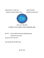 đồ án cơ khí máy trong công nghệ hóa học