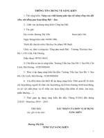 skkkn nâng cao chất lượng giáo dục kĩ năng sống cho đội viên, nhi đồng qua hoạt động đội, sao  
