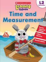 Math time and measurement l2 
