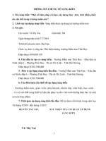 skkn một số biện pháp chỉ đạo xây dựng thực đơn, tính khẩu phần ăn trong trường mầm non 