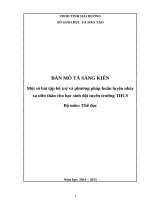 skkn một số bài tập bổ trợ và phương pháp huấn luyện nhảy xa kiểu ưỡn thân cho học sinh đội tuyển trường THCS