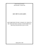 skkn một số BP tổ chức làm quen tác phẩm văn học nhằm giúp trẻ cảm thụ tác phẩm qua truyện kể cho trẻ 3 4 tuổi,