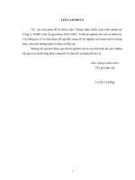 Hoạch định chiến lược kinh doanh tại công ty TNHH việt âu giai đoạn 2016 2020