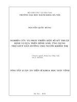 Luận án tiến sĩ nghiên cứu và phát triển một số kỹ thuật định vị dựa trên hình ảnh, ứng dụng trợ giúp dẫn đường cho người khiếm thị (TT) 