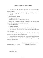 skkn tổ chức hoạt động luyện nói trong việc dạy học tiếng việt 1