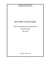 skkn nâng cao chất lượng dạy các yếu tố hình học cho HS lớp 4