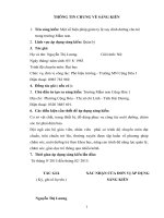 skkn  một số biện pháp giảm tỷ lệ suy dinh dưỡng cho trẻ trong trường MN