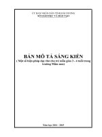 skkn một số BP dạy thơ cho trẻ MG 3 4 tuổi trong trường MN 