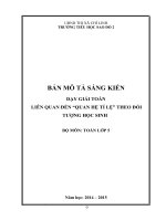 skkn dạy giải toán liên quan đến quan hệ tỉ lệ theo đối tượng học sinh