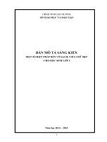 skkn một số biện pháp rèn vở sạch viết chữ đẹp cho học sinh lớp 3