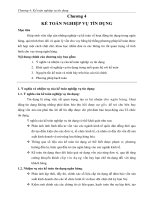 Kế toán nghiệp vụ tín dụng chương 4