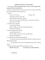 skkn một số biện pháp chỉ đạo tổ chức hoạt động giáo dục ngoài giờ lên lớp ở trường tiểu học 