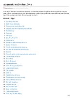 Soạn bài Ngữ Văn lớp 6 Full cả năm