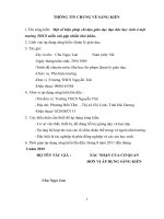 skkn một số biện pháp chỉ đạo giáo dục đạo đức học sinh ở một trường THCS miền núi gặp nhiều khó khăn