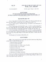 QUYẾT ĐỊNH  về việc ban hành bộ mã danh mục dùng chung áp dụng trong khám bệnh, chữa bệnh và thanh toán bảo hiểm y tế