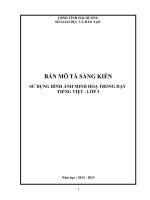 skkn sử dụng hình ảnh minh hoạ trong dạy tiếng việt  lớp 3 