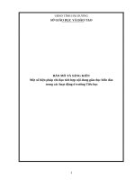 skkn  một số biện pháp chỉ đạo tích hợp nội dung giáo dục biển đảo trong các hoạt động ở trường tiểu học 