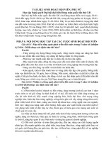 TÀI LIỆU SINH HOẠT HỘI VIÊN NGHỊ QUYẾT XII CỦA ĐẢNG