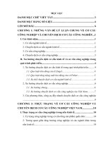 Tiểu luận Cơ cấu công nghiệp và chuyển dịch cơ cấu công nghiệp Việt Nam