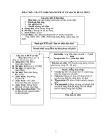 PHÁC ĐỒ CẤP CỨU NHỊP NHANH THẤT VÔ MẠCH RUNG THẤT