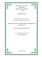 PHƯƠNG án GIẢI QUYẾT vấn đề của học SINH TRONG mô HÌNH hóa TOÁN học