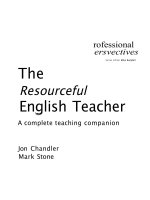 Resourceful english teacher   complete companion   chandler jon, stone mark 