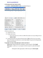 Khai báo neo trong Geoslope